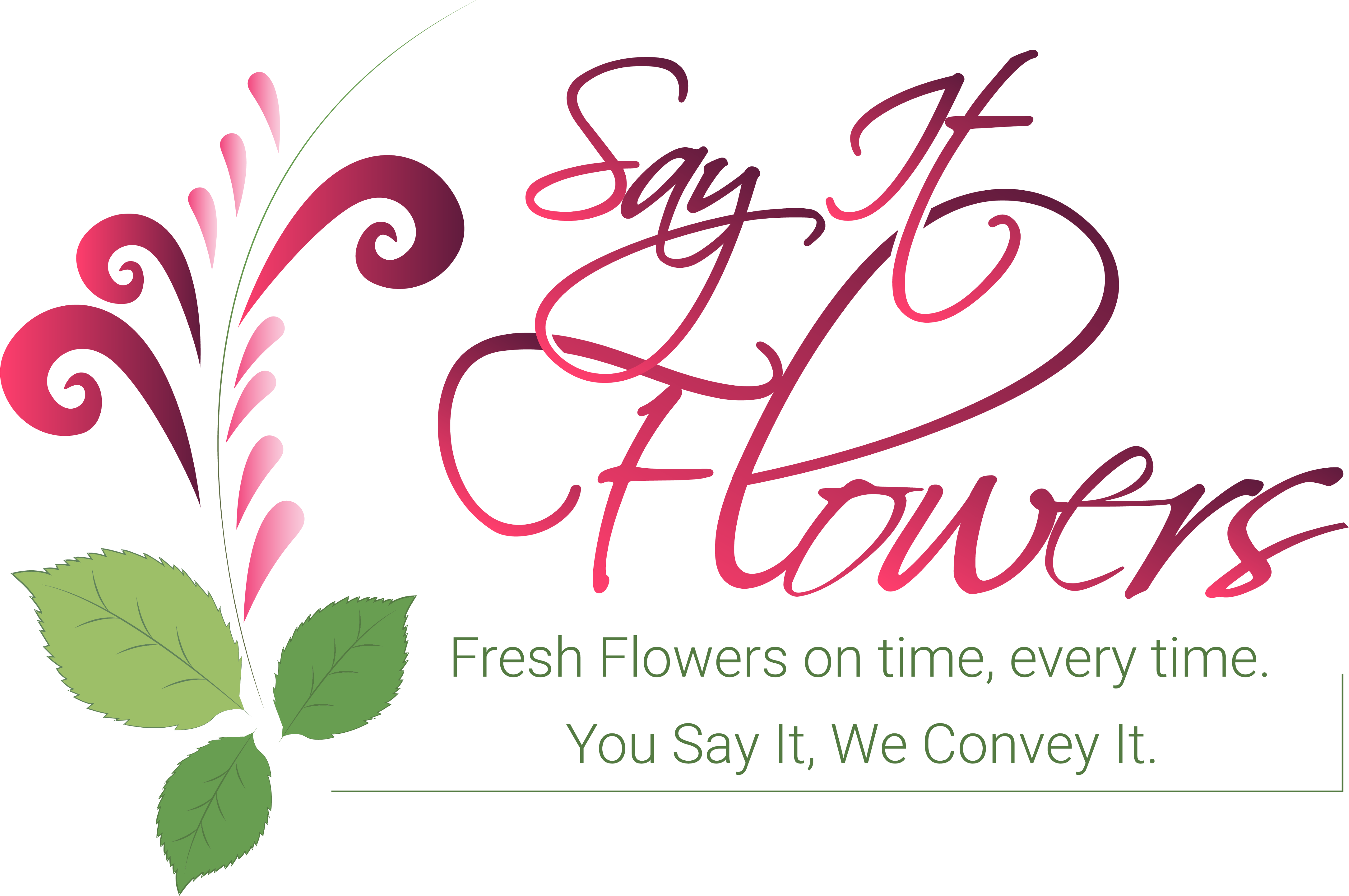 Say It Flowers logo