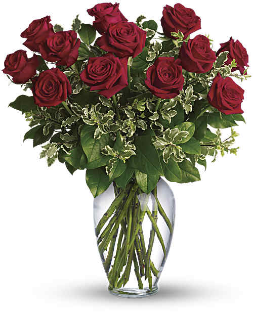 Forever in My Heart – Long-Stem Red Roses